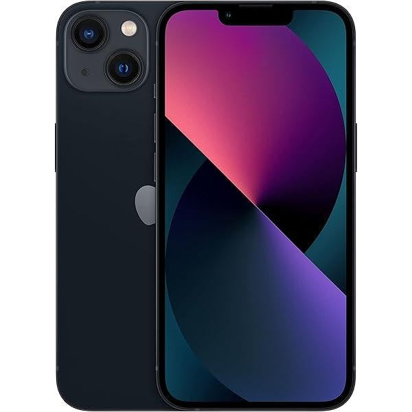 Smartphone Apple iPhone 13 - 256Gb - 5G - WiFi , Bluetooth 5.0, NFC, UWB, 5G - Display 6.1" OLED - Fotocamera 12 MP - Black Nero - Garanzia 6 Mesi - Ricondizionato Grado A